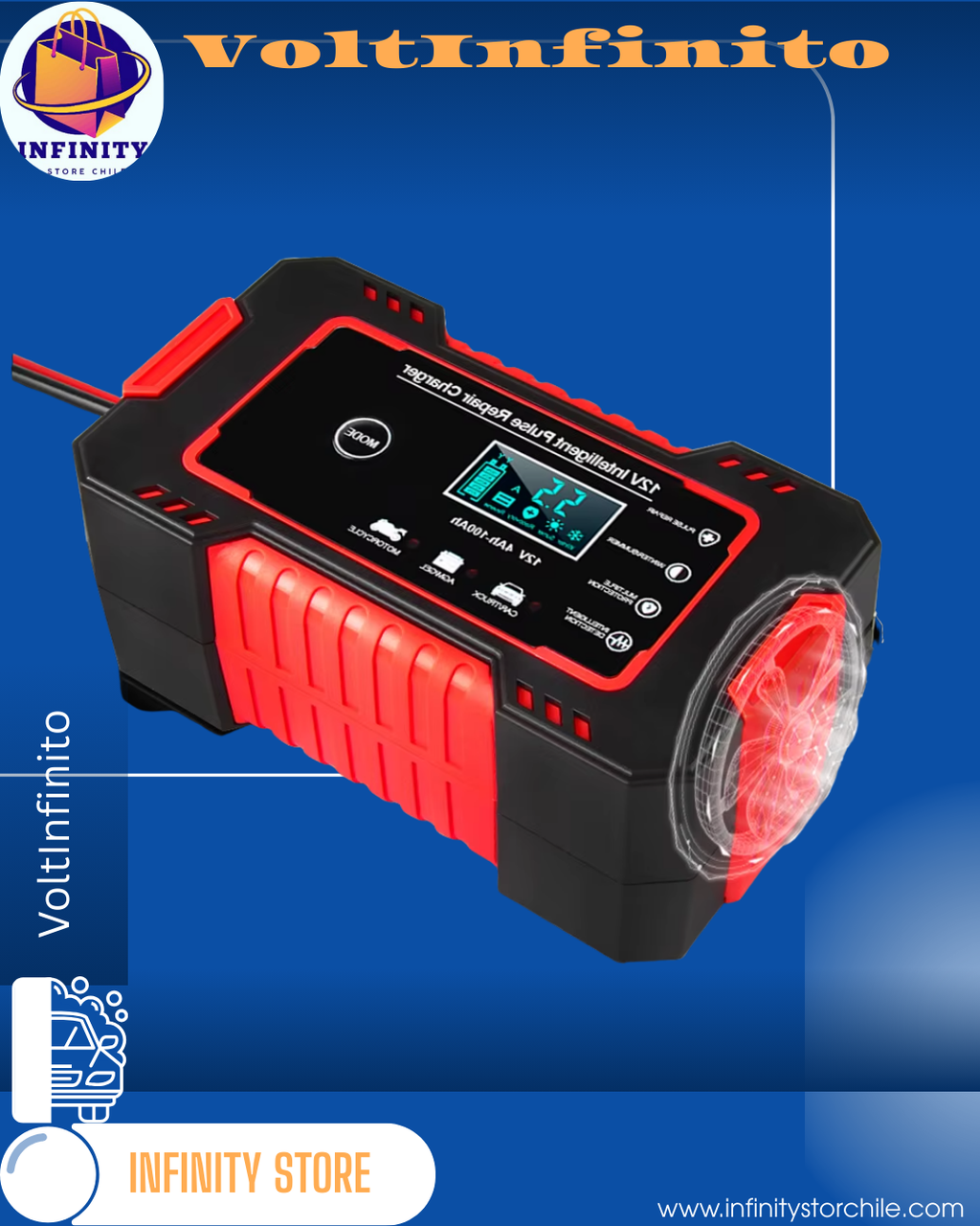 VOLTINFINITO [CARGADOR DE BATERIAS PARA AUTO]