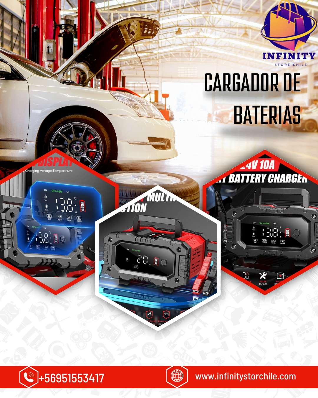 VOLTINFINITO [CARGADOR DE BATERIAS PARA AUTO]