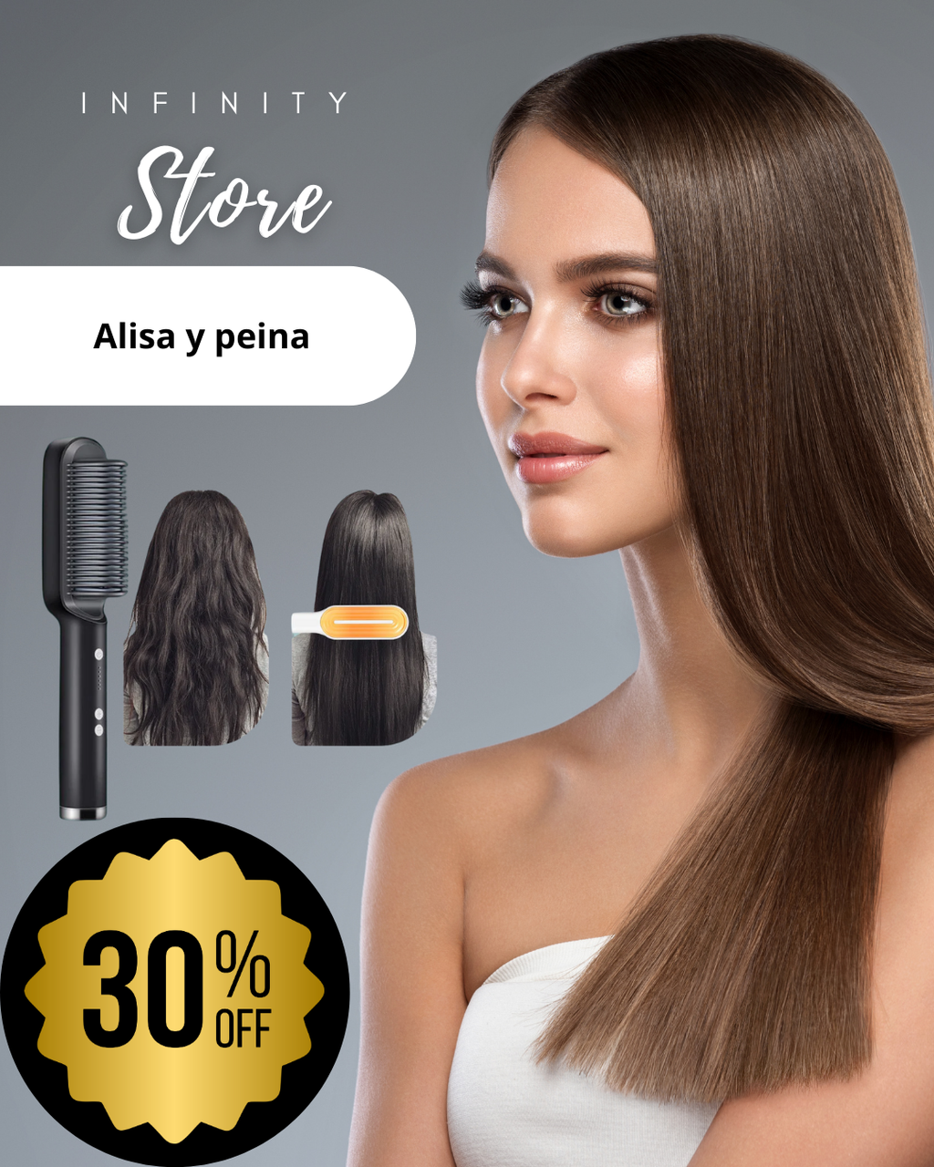 Suave Liso - [ALISADORA ALISA Y PEINA]